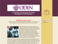 Tablet Screenshot of odinindustries.com